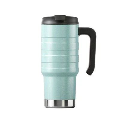 Caneca de viagem de aço inoxidável com alça